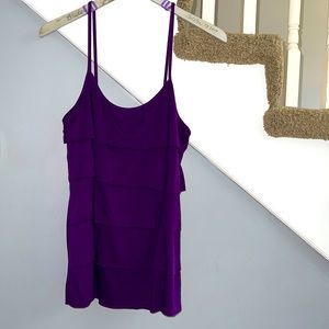 💜🎉NWOT Purple Tiered Tank💜🔮